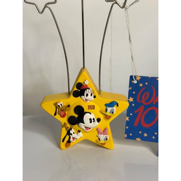 VTG 2001 Hallmark Disney Walt’s 100th Star Photo Holder Mickey Minnie Goofy - Picture 2 of 8